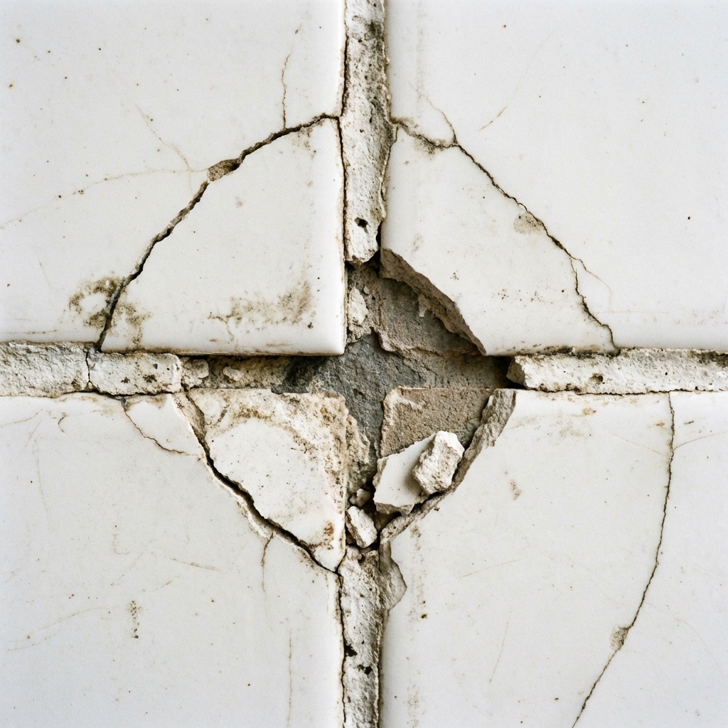 노후 백시멘트 갈라짐 문제 해결 - 줄눈 시공으로 완벽 보수